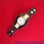 ALLA BALAGURA AB-O-1-1-8 часы с дизайнерским кожаным ремешком ручной работы