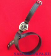 ALLA BALAGURA AB-O-1-3-5 часы с дизайнерским кожаным ремешком ручной работы