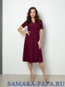 платье (Цвет: Бордовый) 416-0772