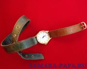 ALLA BALAGURA AB-O-1-3-2 часы с дизайнерским кожаным ремешком ручной работы