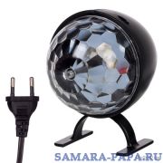 Проектор диско-шар горизонтальный вращающийся, LED/XX-52