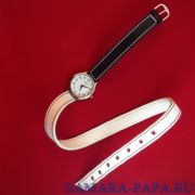 ALLA BALAGURA AB-O-1-3-3 часы с дизайнерским кожаным ремешком ручной работы
