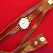 ALLA BALAGURA AB-P-3-2-9 часы с дизайнерским кожаным ремешком ручной работы